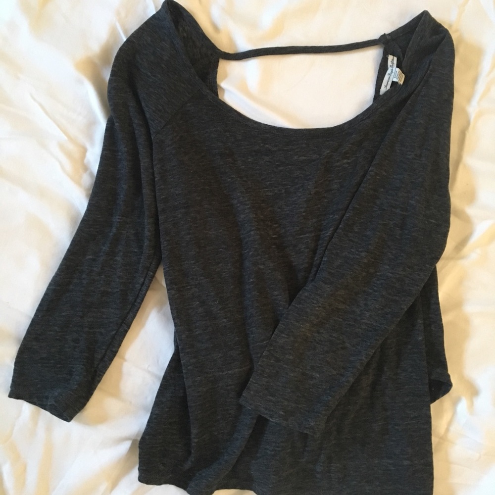 Charcoal Gray Top